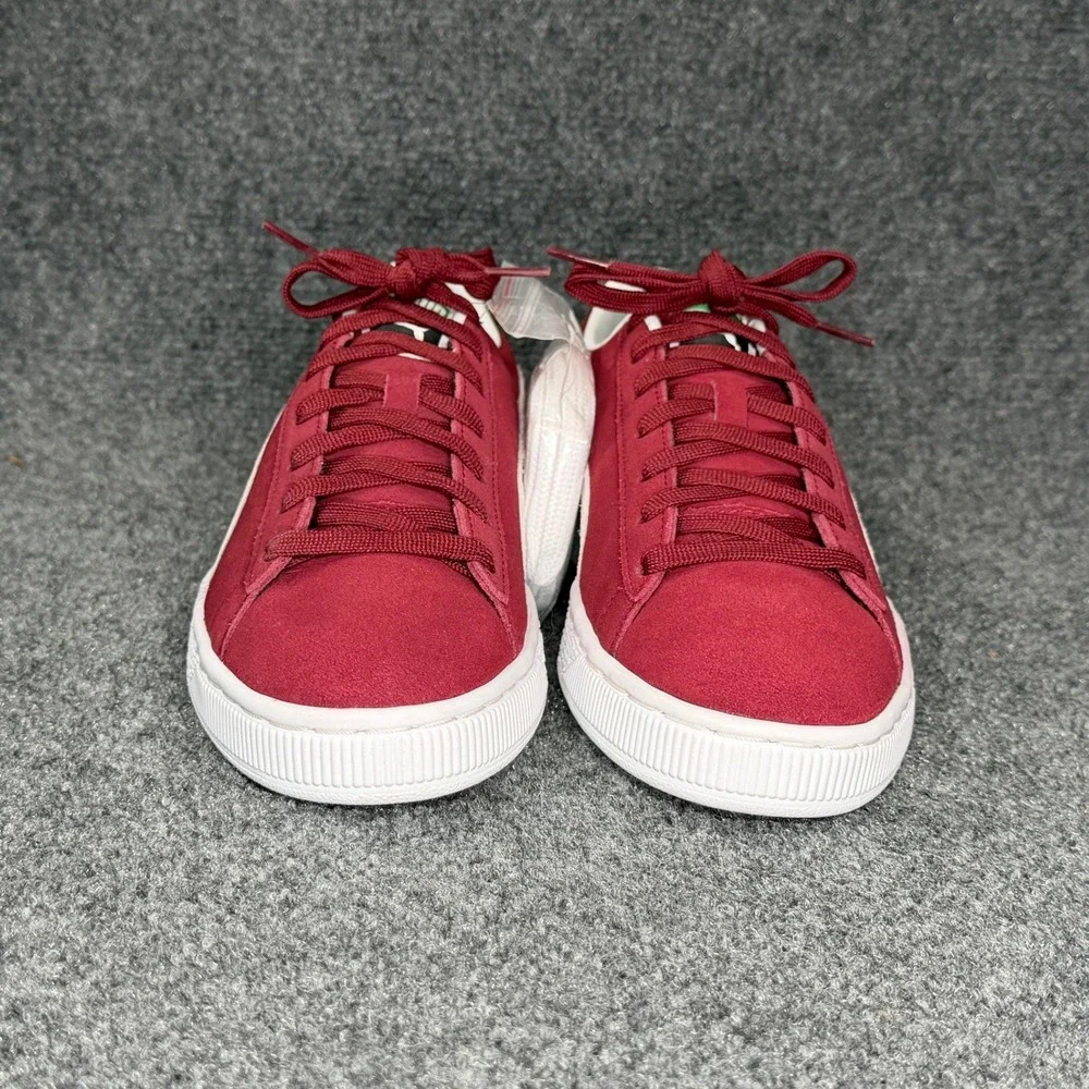 Puma Suede Classic XXI Sneakers Men's 9.5 Cabernet Suede Low Lace Retro Athletic